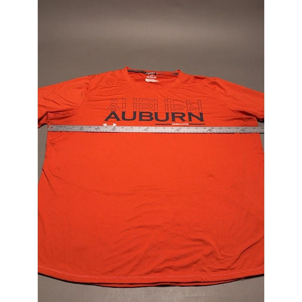 Team Issued Auburn Tigers Under Armour HeatGear Short Sleeve Shirt Men's 2XL